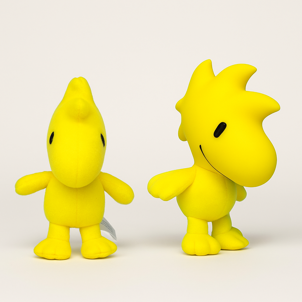 Peanuts Woodstock FigureKey 6-Inch Moveable Plush