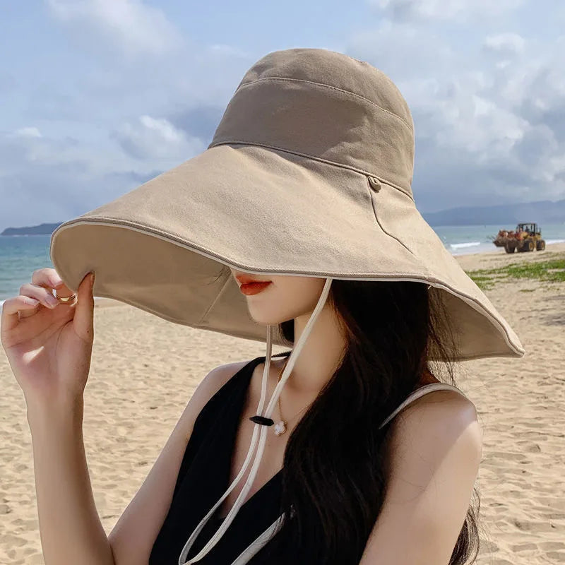 Women Wide Brim Sun Hat