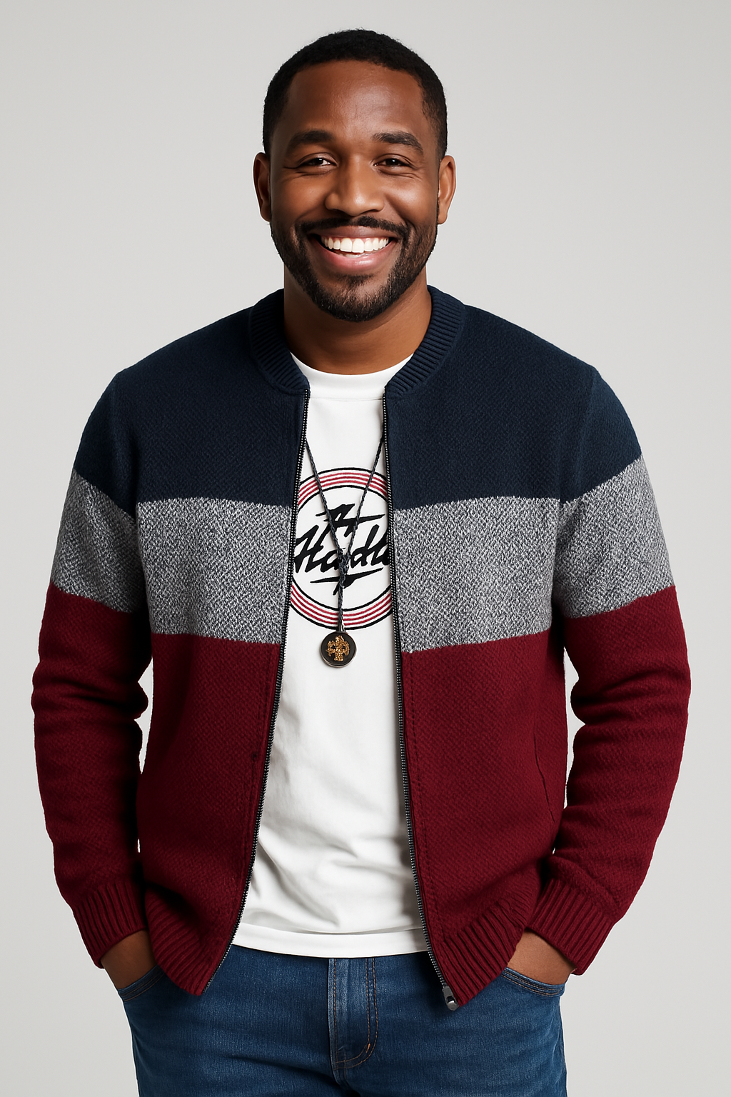 Men's Fleece Zipper Cardigan