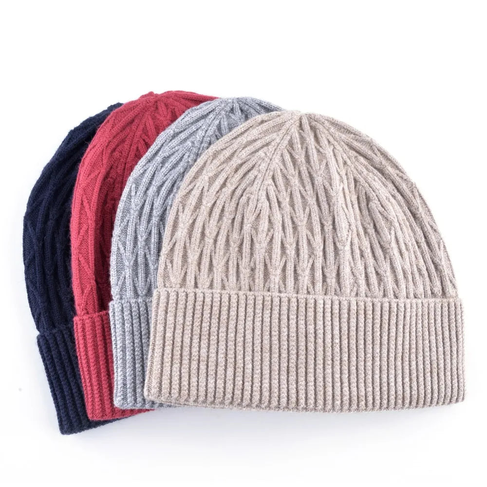 Knitted Chain Beanies