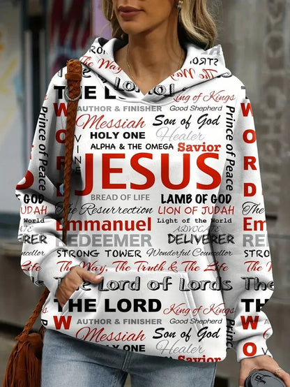 Jesus all Name Hoodies