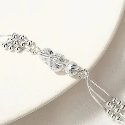 Fine Sterling Silver Bead Bracelets