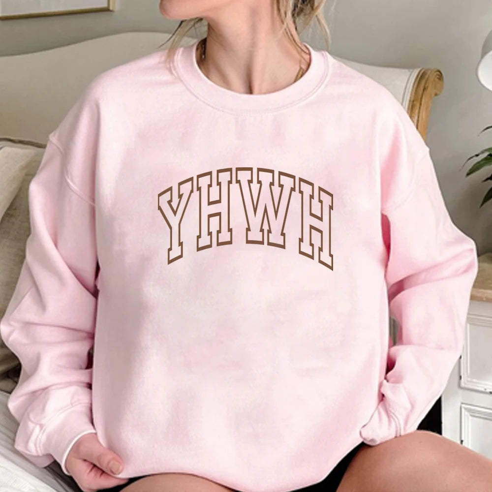 YHWH Unisex Crewneck Sweatshirt, Long Sleeves