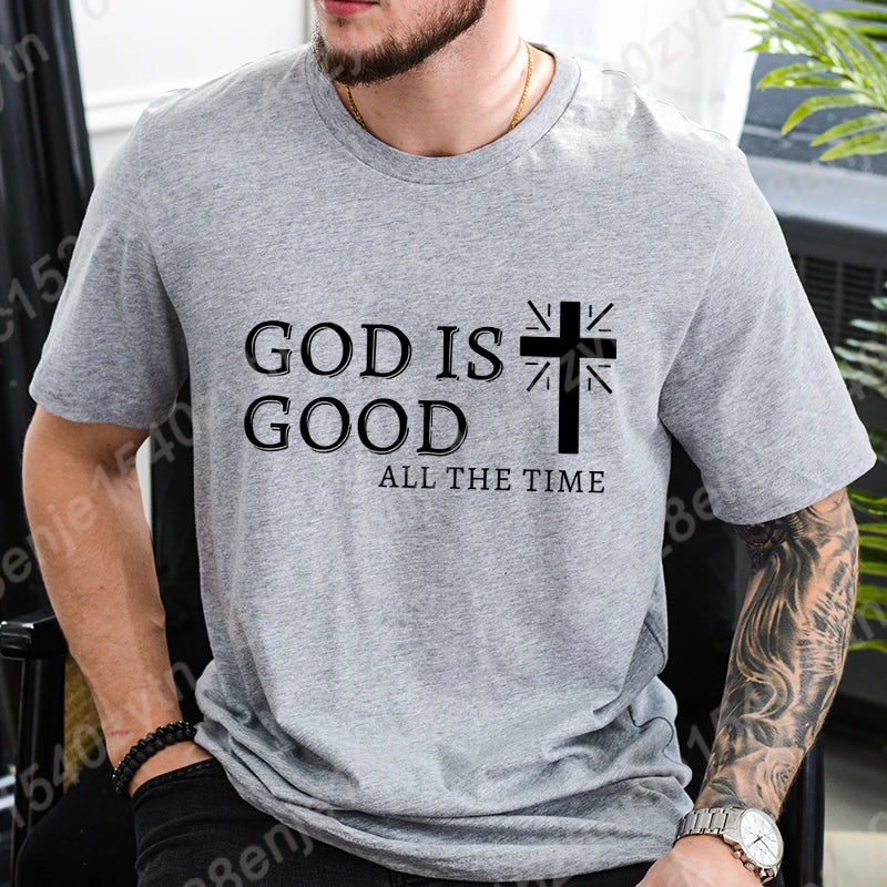 God Is Good All The Time Short Sleeve T-Shirt