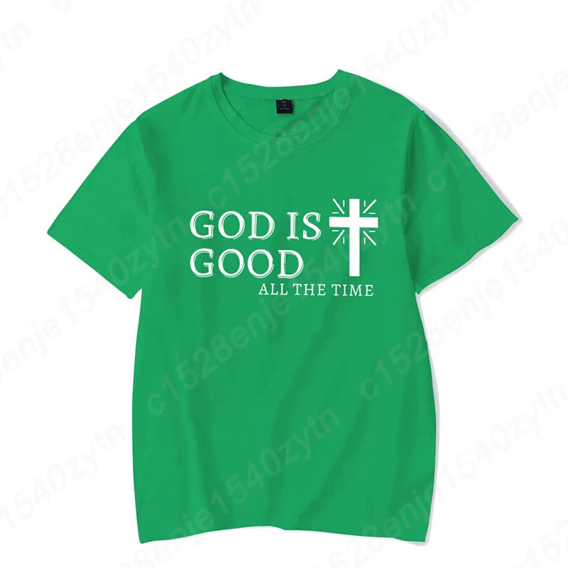 God Is Good All The Time Short Sleeve T-Shirt