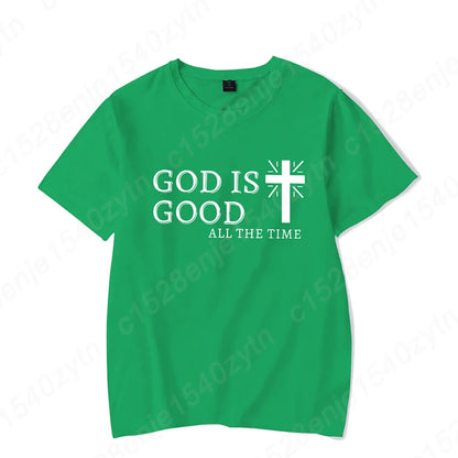 God Is Good All The Time Short Sleeve T-Shirt Sizes: XL through 4XL