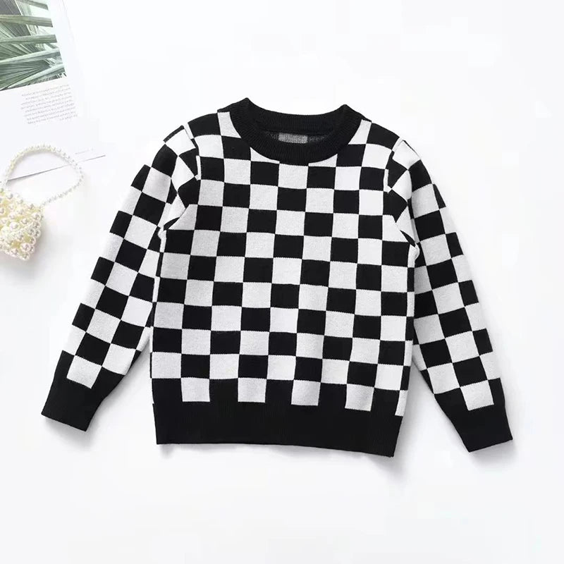 Children's Unisex Long Sleeve Knit Sweaters