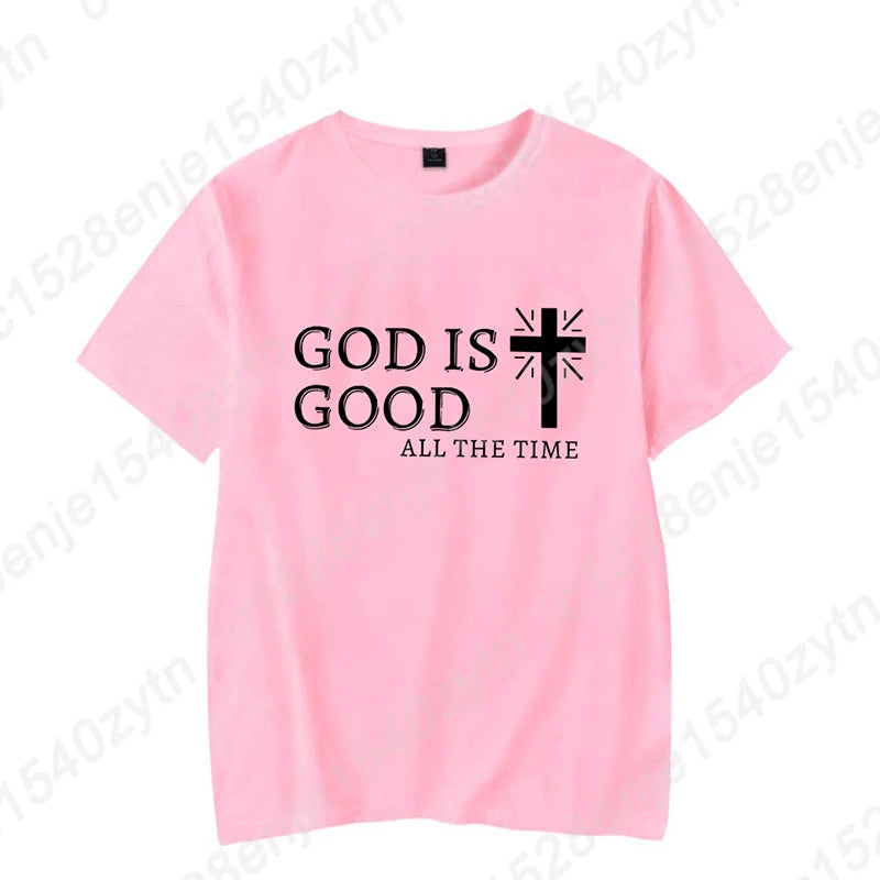 God Is Good All The Time Short Sleeve T-Shirt