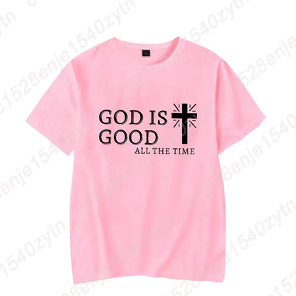 God Is Good All The Time Short Sleeve T-Shirt Sizes: XL through 4XL