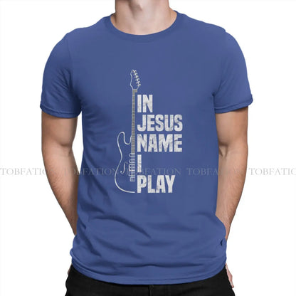 In Jesus Name I Play Guitar T-Shirt