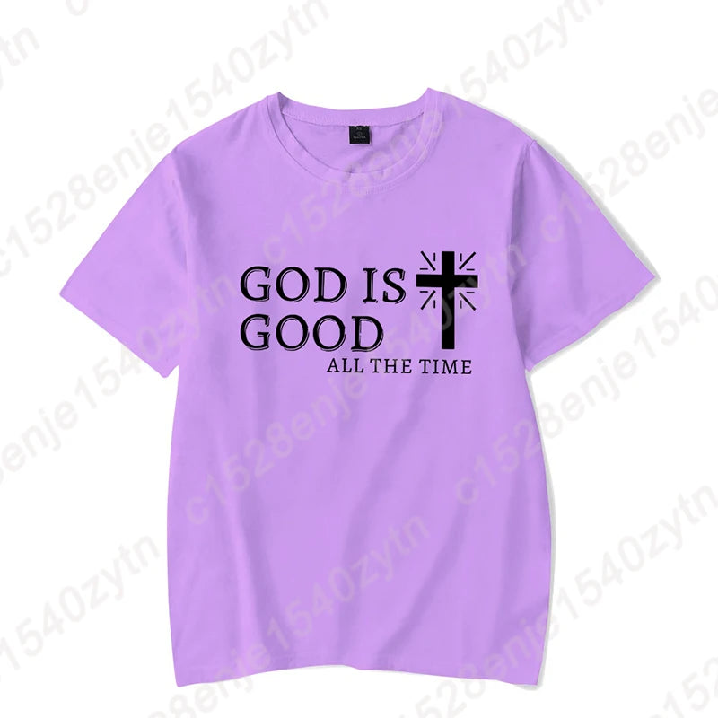 God Is Good All The Time Short Sleeve T-Shirt