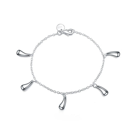 Sterling Silver 925 Bracelets with Charms