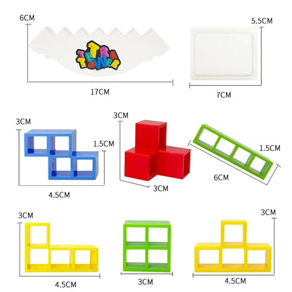 Tetra Tower Balance Stacking Building Game