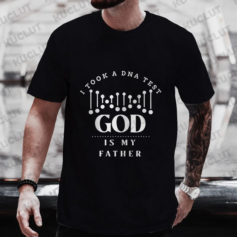 God Is My Father Men's T-shirts Sizes: XL through 4XL