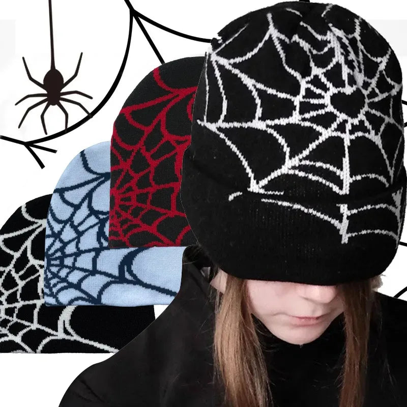 Spider Web Design Hat for Men and Women: Pullover Pile Cap