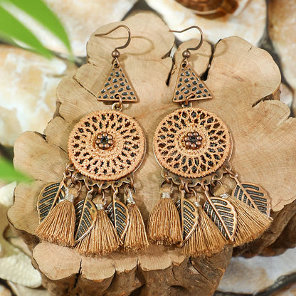 Boho Vintage Brown Series Earrings