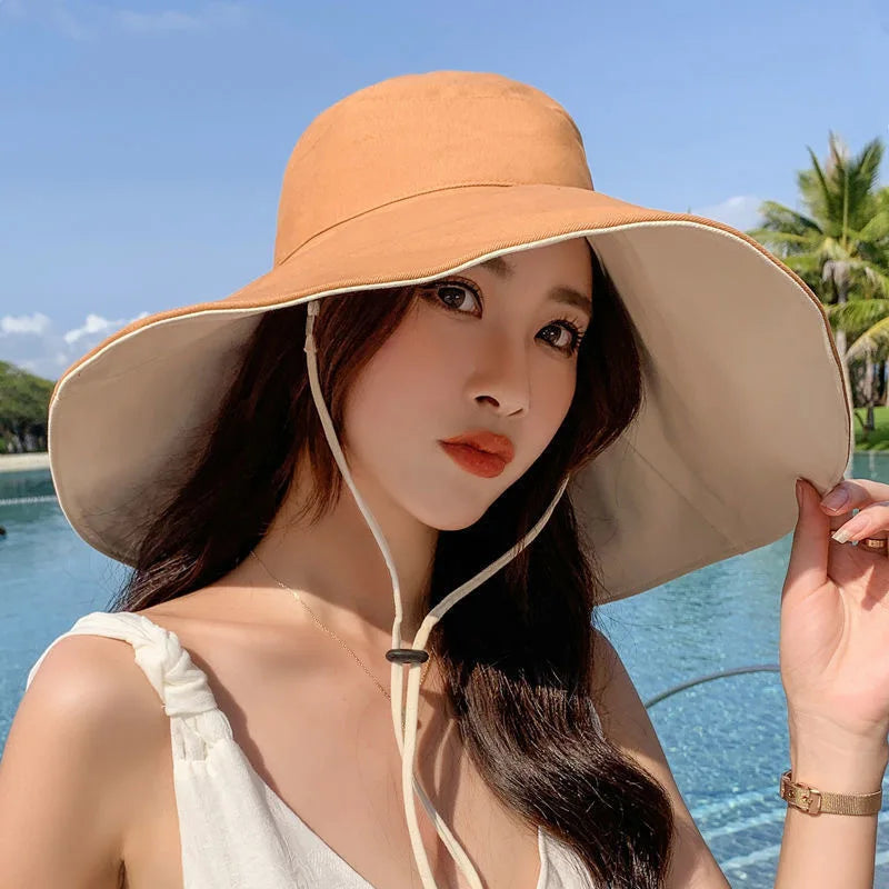 Women Wide Brim Sun Hat