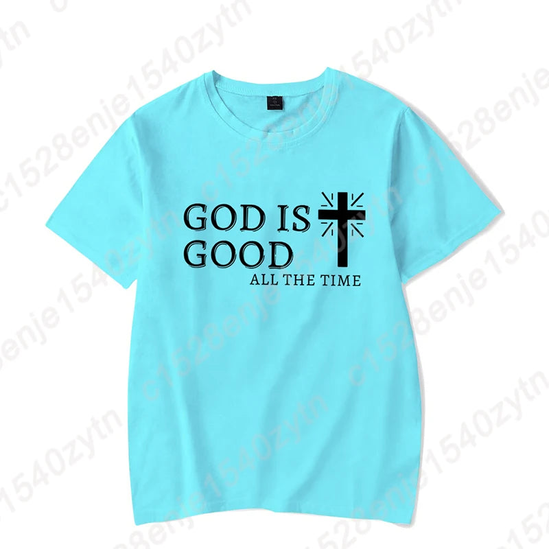 God Is Good All The Time Short Sleeve T-Shirt