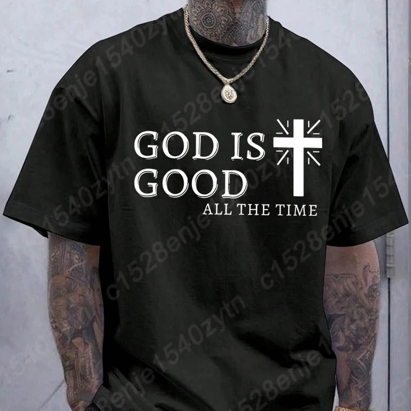 God Is Good All The Time Short Sleeve T-Shirt Sizes: XL through 4XL