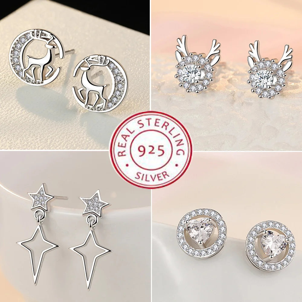 Sterling Silver Stud Earrings