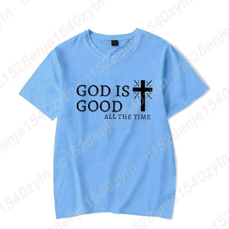 God Is Good All The Time Short Sleeve T-Shirt