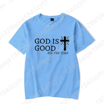 God Is Good All The Time Short Sleeve T-Shirt Sizes: XL through 4XL