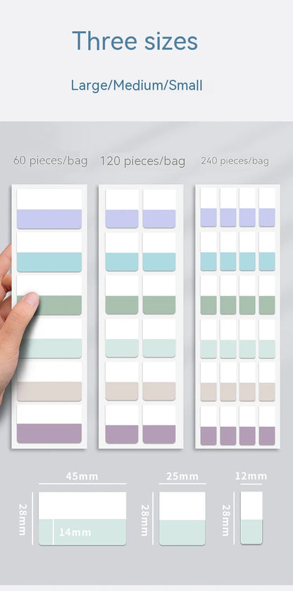 Sticky Note Transparent Sticky Note Index Tabs Arrow Flags Sticky Note for Page Marker Planner Stickers Office School