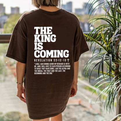 Jesus Is King The King Is Coming Oversized T-Shirt