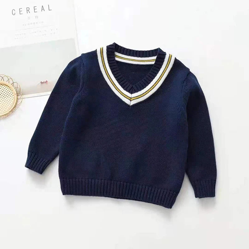 Children's Unisex Long Sleeve Knit Sweaters