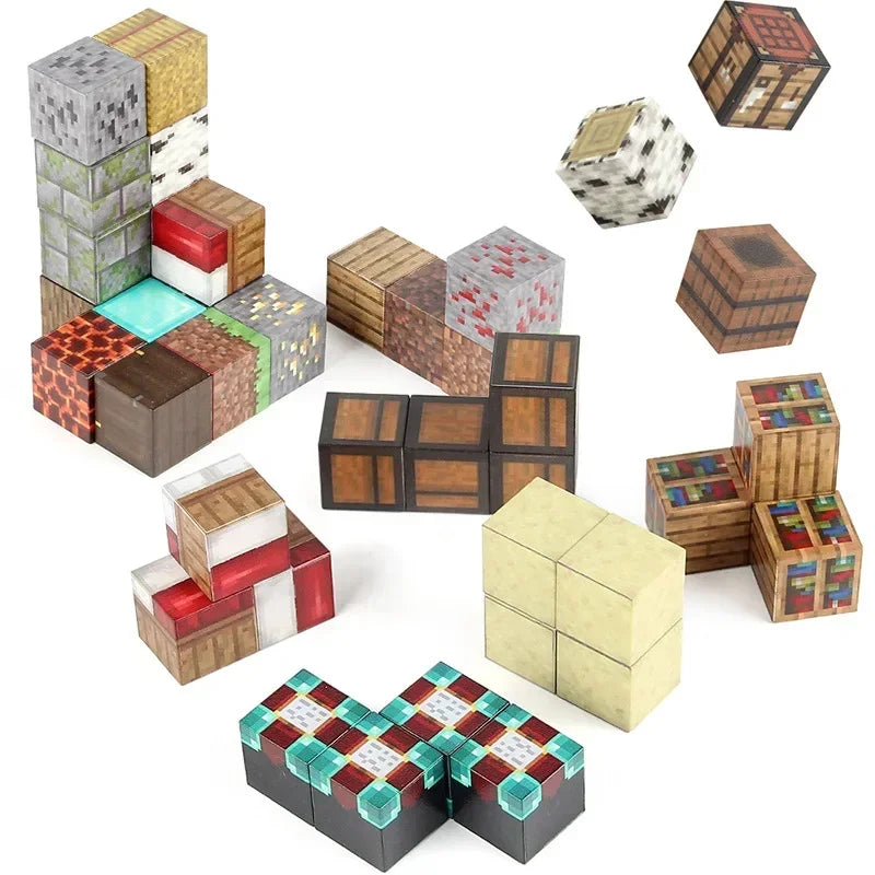 Magnetic Building Blocks World