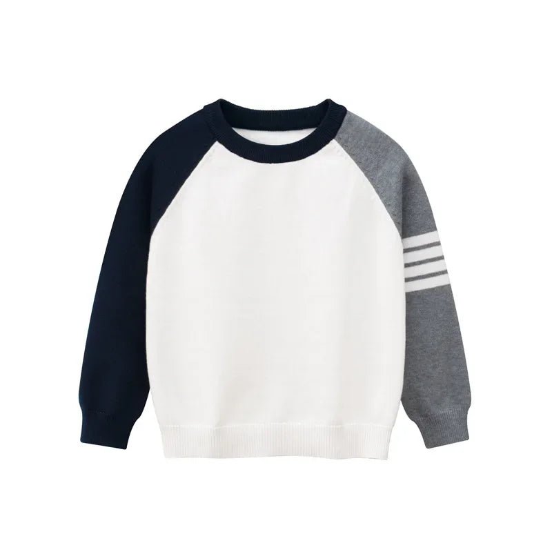 Boys Pullover Long Sleeve Sweaters