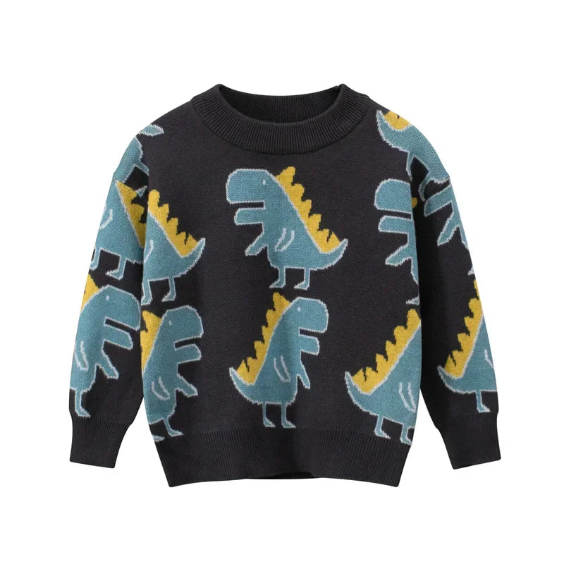 Boys Pullover Long Sleeve Sweaters