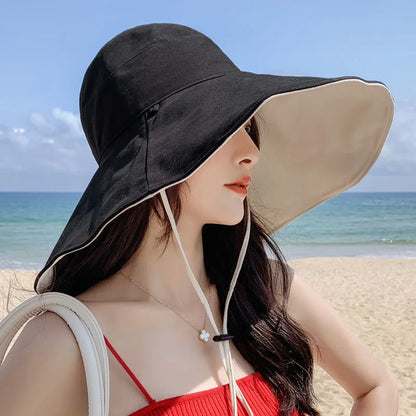 Women Wide Brim Sun Hat
