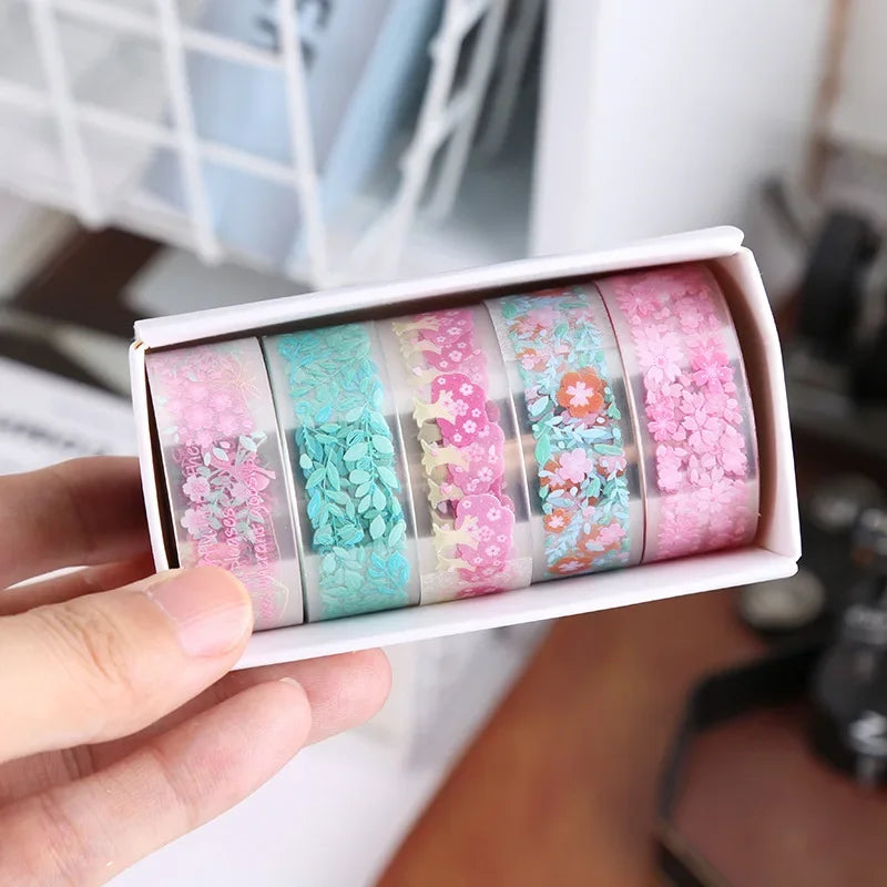 Transparent Sticker Tape -  5Rolls