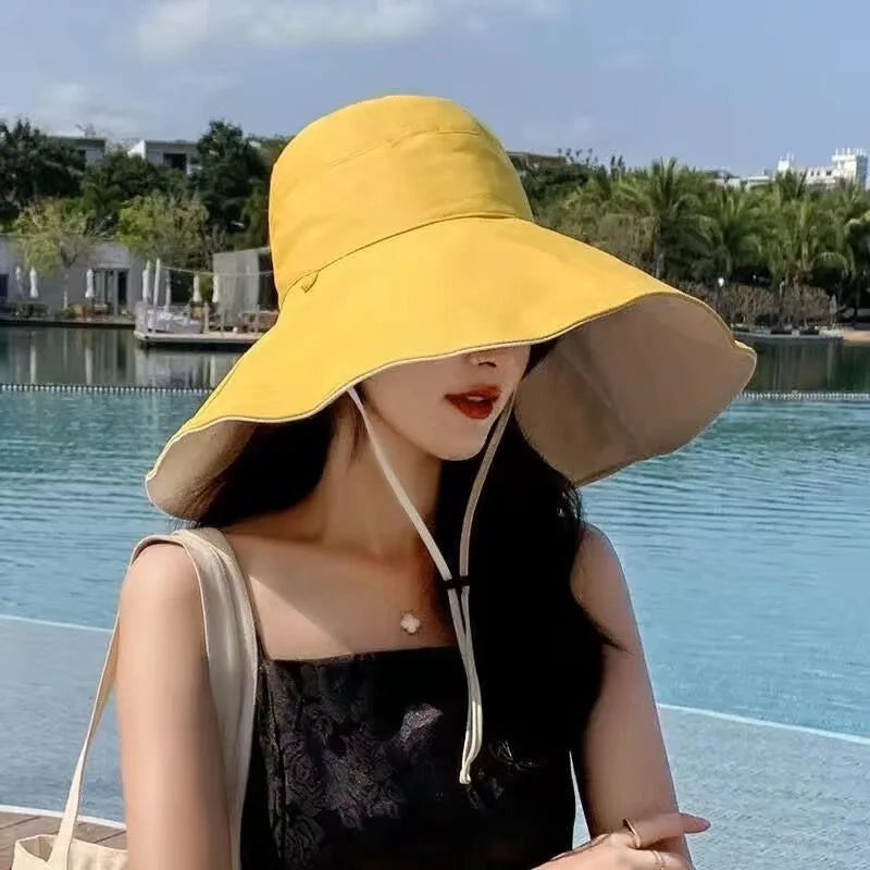 Women Wide Brim Sun Hat