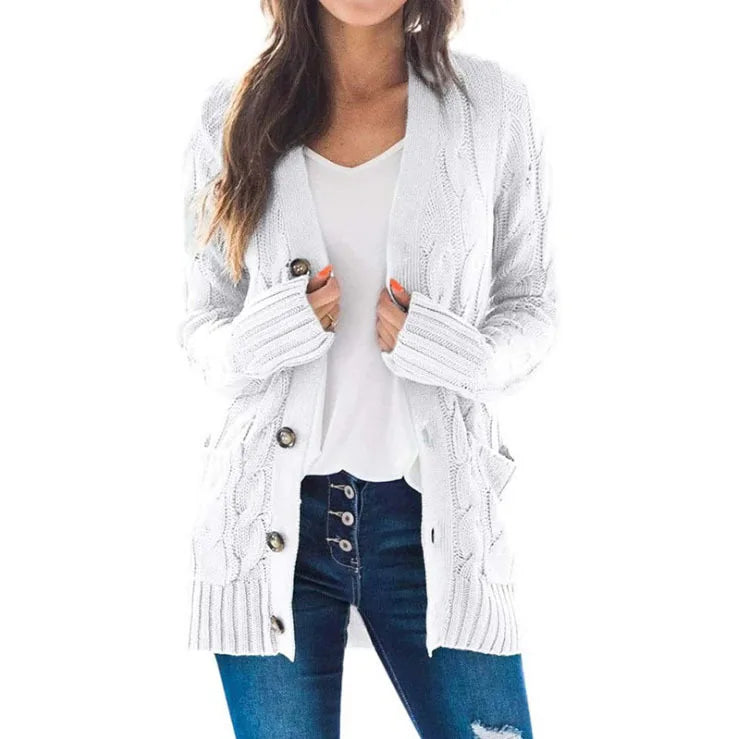 Long Sleeve Knitted Cardigan