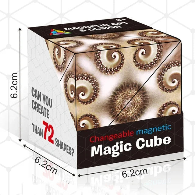 Magnetic Cube 3D Decompression Puzzle