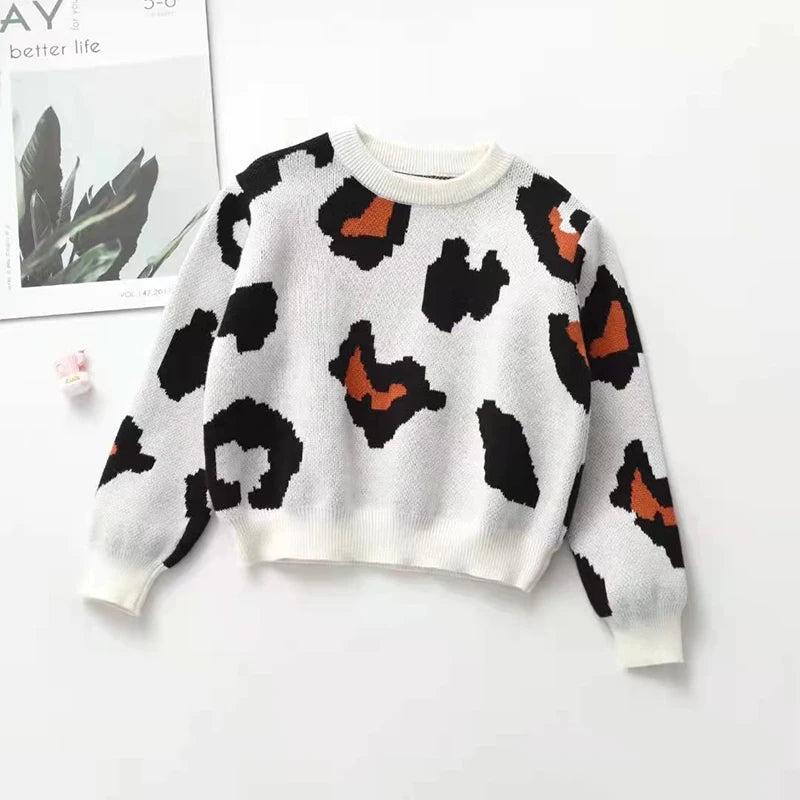 Children's Unisex Long Sleeve Knit Sweaters