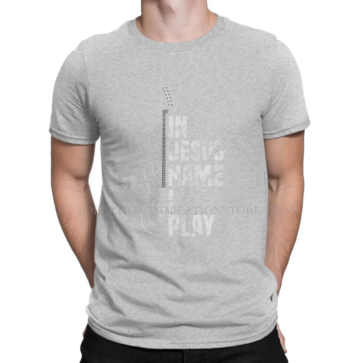 In Jesus Name I Play Guitar T-Shirt