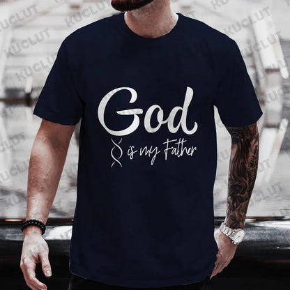 God Is My Father Men's T-shirts Sizes: XL through 4XL