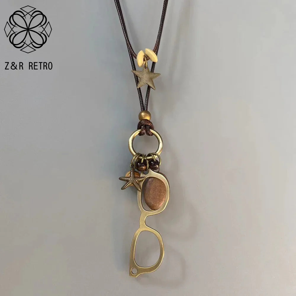 Bohemian-Inspired Long Collar Chains and Pendants