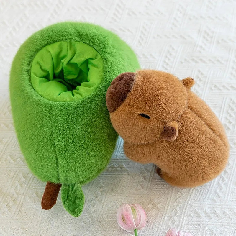 Capybara Plush Crocodile, Avocado & Friends