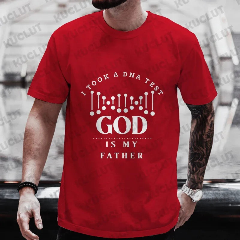 God Is My Father Men's T-shirts Sizes: XL through 4XL