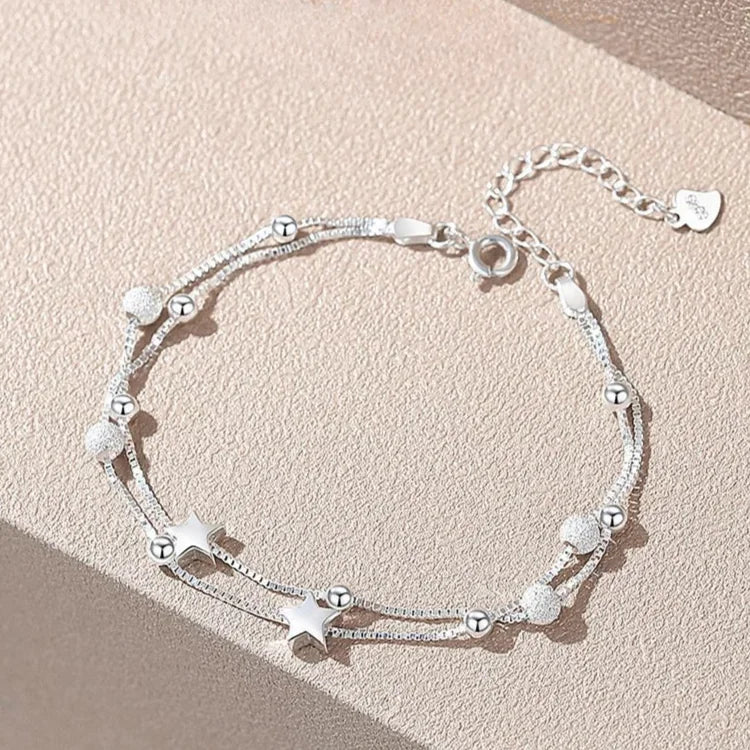 Fine Sterling Silver Bead Bracelets