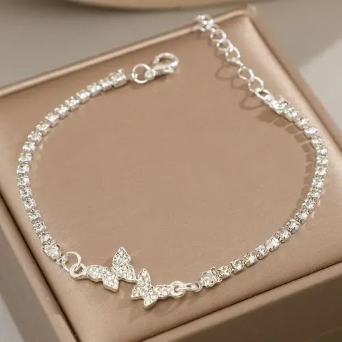 Silver Knots Pearl Bracelet For Women