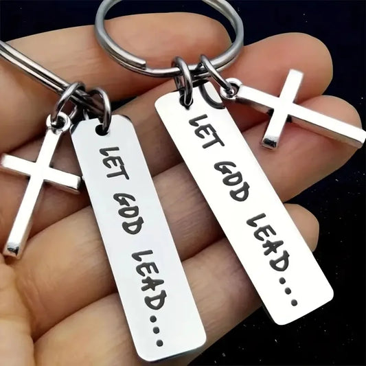 Let God Lead Keyring