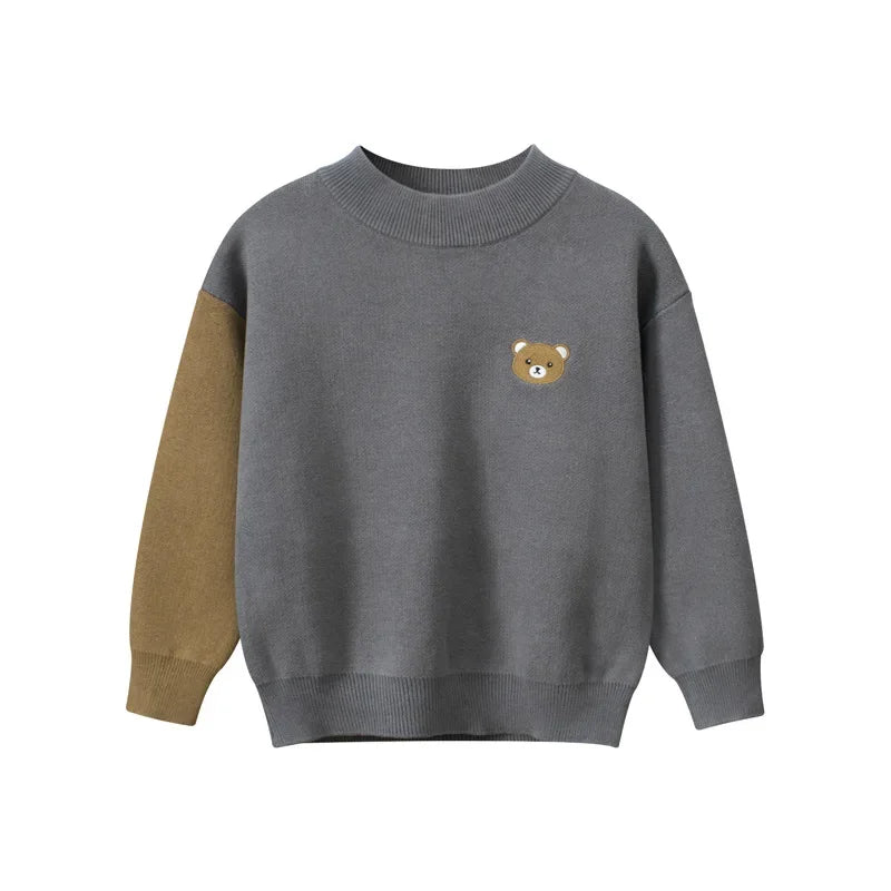 Boys Pullover Long Sleeve Sweaters