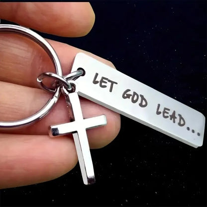 Let God Lead Keyring