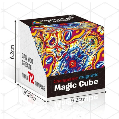 Magnetic Cube 3D Decompression Puzzle