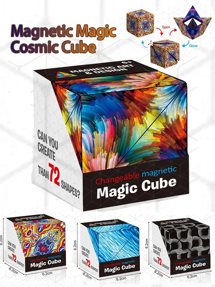 Magnetic Cube 3D Decompression Puzzle